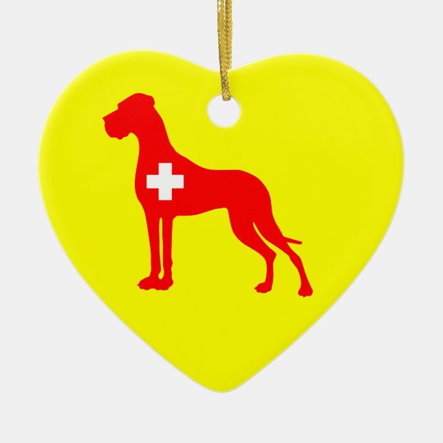 Great Dane Ornament (Front)