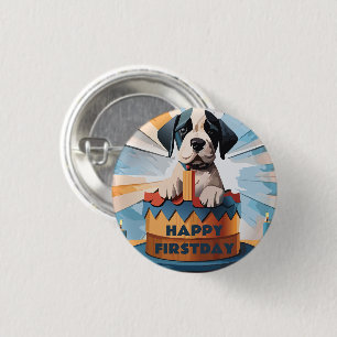 Great Dane Owner 1 Inch Round Button