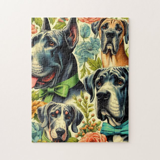 Great Dane Painting Jigsaw Puzzle (Vertical)