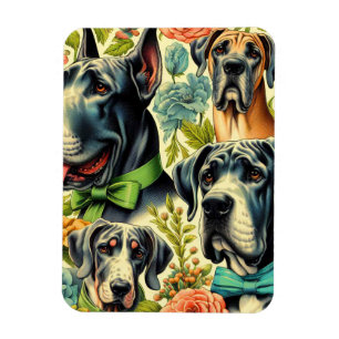 Great Dane Painting Magnet