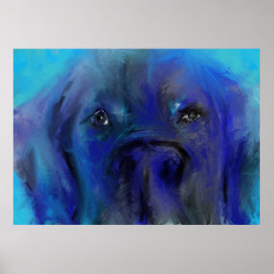 Great Dane Painting Poster