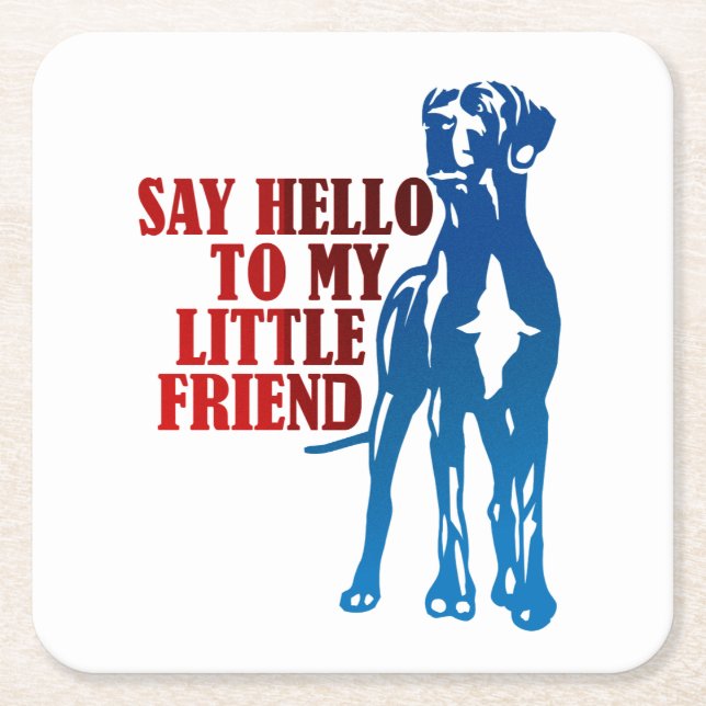 Great Dane Paper Coasters (Front)