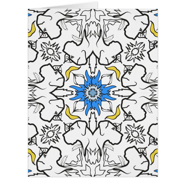 Great Dane Pattern blue (Front)