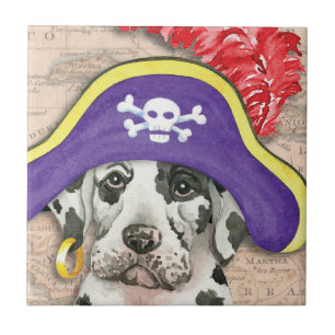 Great Dane Pirate Tile