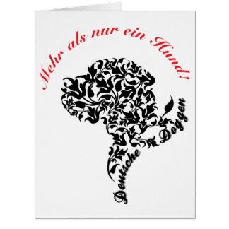 Great Dane portrait made of leafs 