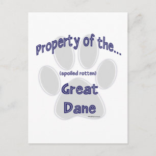 Great Dane Property Postcard