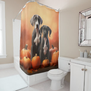 Great Dane Puppy Autumn Delight Pumpkin