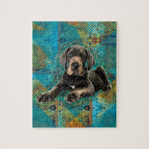 Great Dane Puppy Jigsaw Puzzle