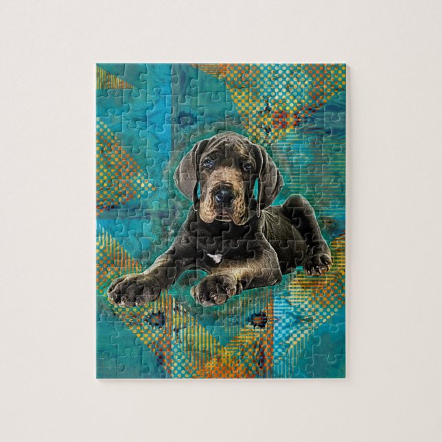 Great Dane Puppy Jigsaw Puzzle (Vertical)