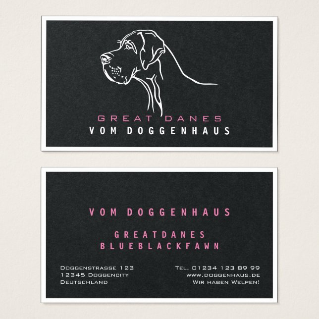 Great Dane Pure Drawing (Front & Back)