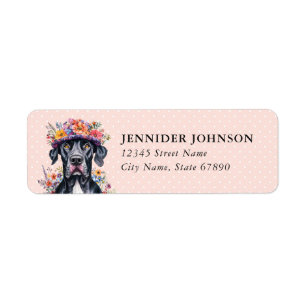 Great Dane Return Address Labels