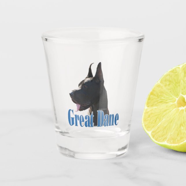 Great Dane Shot Glass (Front)