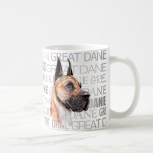 Great Dane Show Colours Brindle Coffee Mug