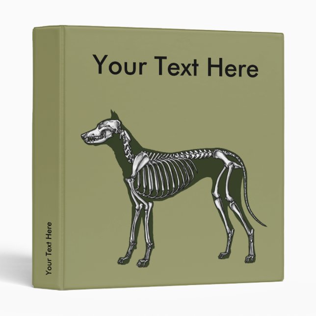 Great Dane skeleton Binder (Front/Spine)