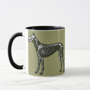Great Dane skeleton Mug