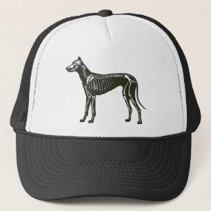 Great Dane skeleton Trucker Hat