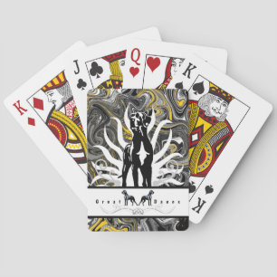 Great Dane special playing cards personalized