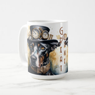 Great Dane Steampunk Dog Coffee Mug