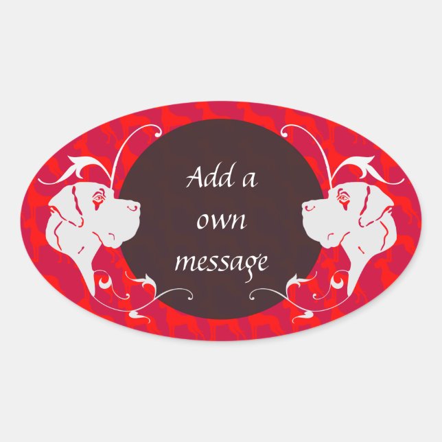 Great Dane Sticker (Front)