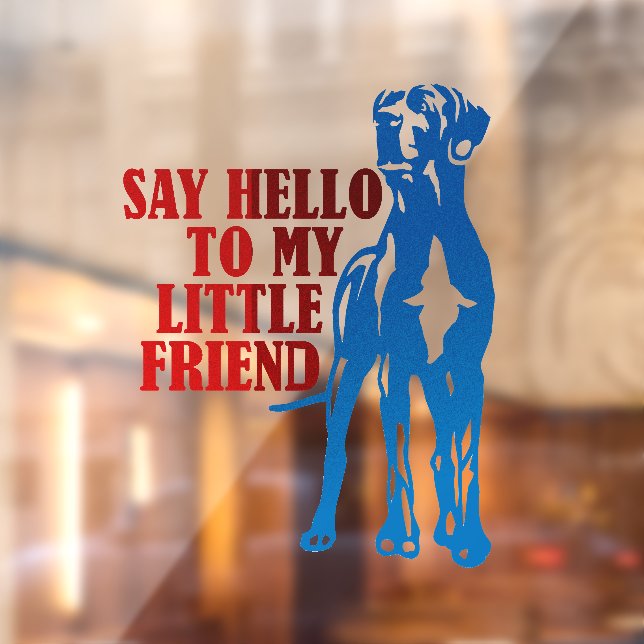 Great Dane Sticker / Cling (Sheet 2)