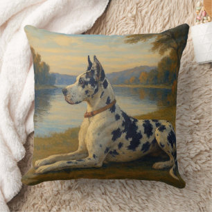Great Dane Throw Pillow
