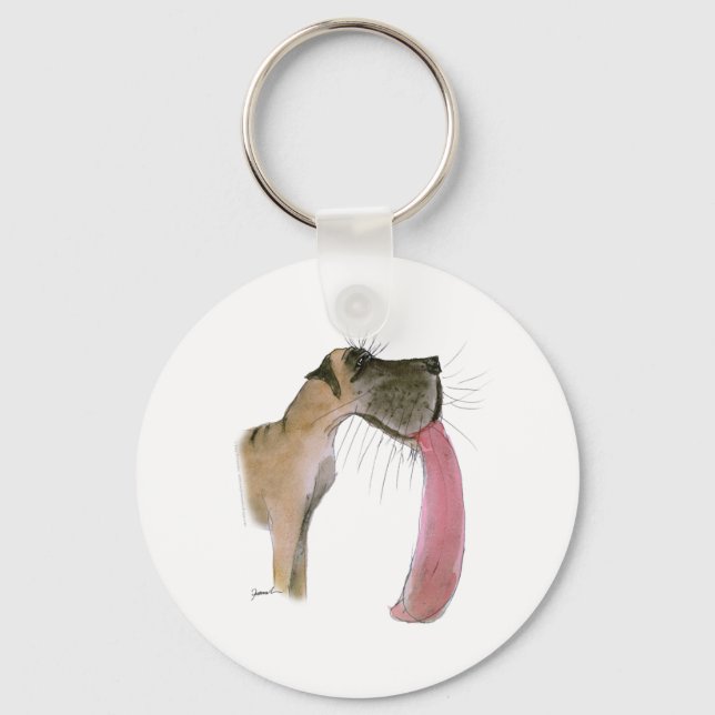 Great Dane, tony fernandes Keychain (Front)