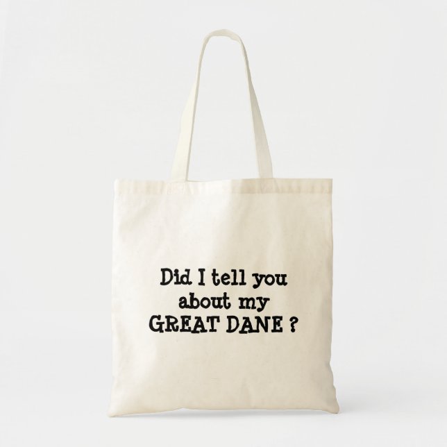 GREAT DANE TOTE BAG (Front)