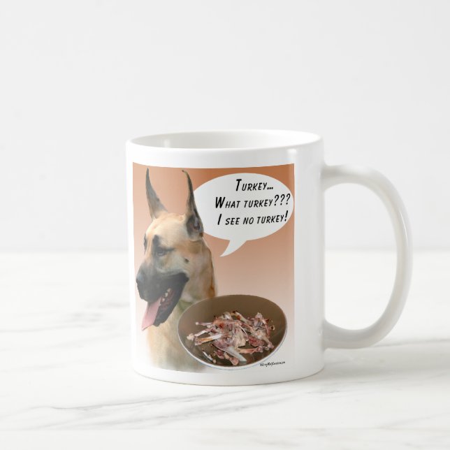 Great Dane Turkey Coffee Mug (Right)