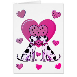 Great Dane Valentinstagkarte 
