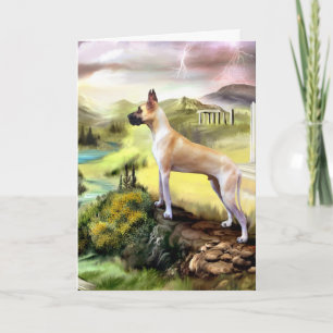 Great Dane Valley of Zeus Card - Customized