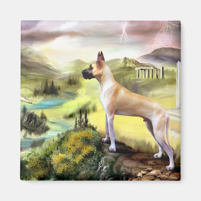 Great Dane Valley of Zeus Magnet (Front)