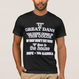 Great Dane Walking Answers Dark T-Shirt