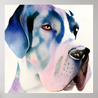 Great Dane Watercolor
