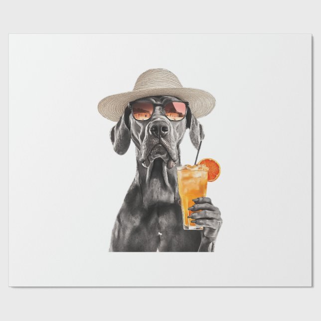 Great Dane Wrapping Paper (Flat)