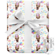 Great Dane Wrapping Paper in White