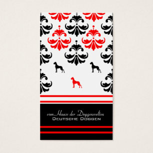 Great Danes red black