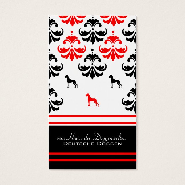 Great Danes red black  (Front)