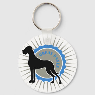 Great Danes - Star, Dane Keychain