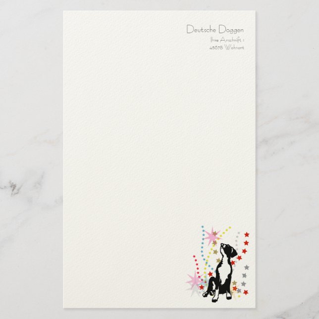 Great Danes Stationery (Front)