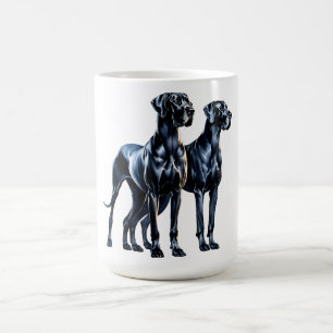 Great Danes Watercolor Coffee Mug