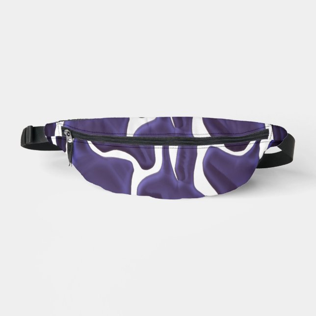 Great design! Abstract style with modern art blue  Fanny Pack (Front)