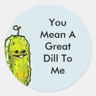 Great Dill Classic Round Sticker