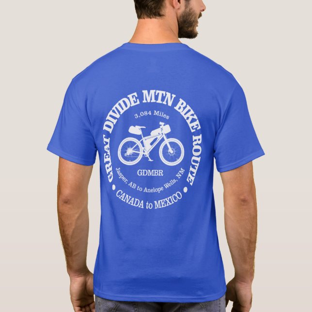 Great Divide Mountain Bike Route (MTB) T-Shirt (Back)