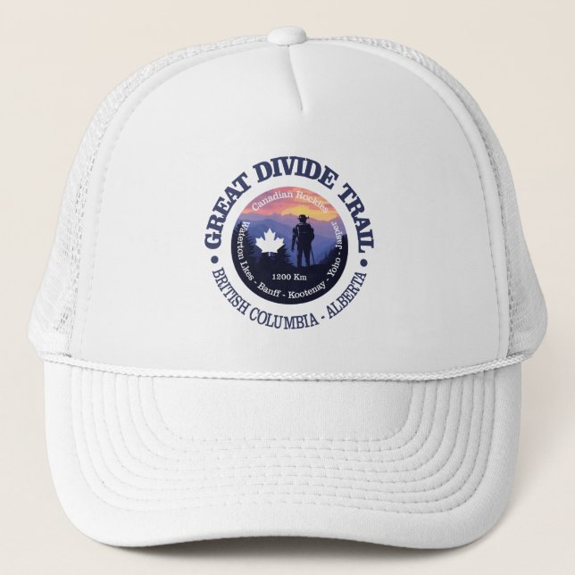 Great Divide Trail (rd2) Trucker Hat (Front)