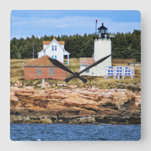 Great Duck Island Lighthouse, Maine Square Clock