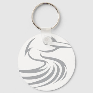 Great Egret Keychain