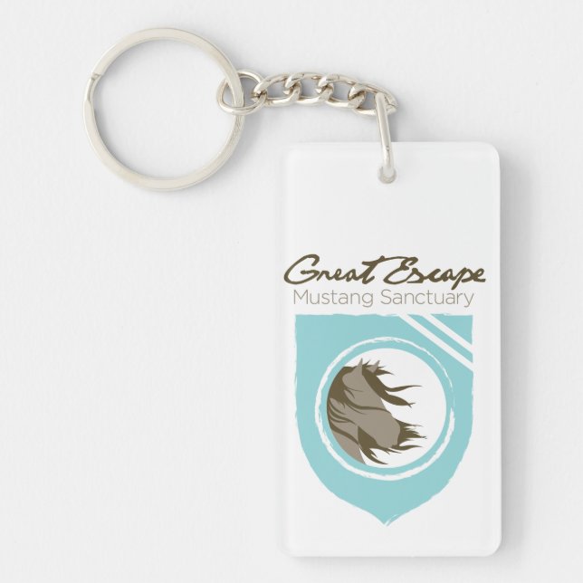 Great Escape Mustang Sanctuary Keychain (Front)