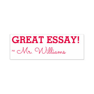 "GREAT ESSAY!" Grading Rubber Stamp