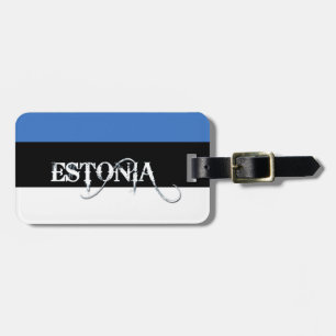Great Estonia Luggage Tag! Tag