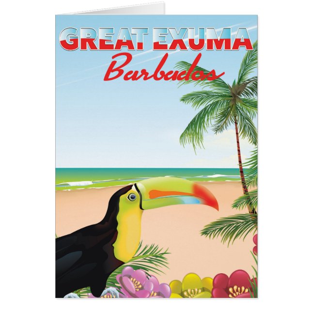 Great Euxma Barbados travel poster (Front)